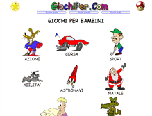 Tablet Screenshot of giochiper.com